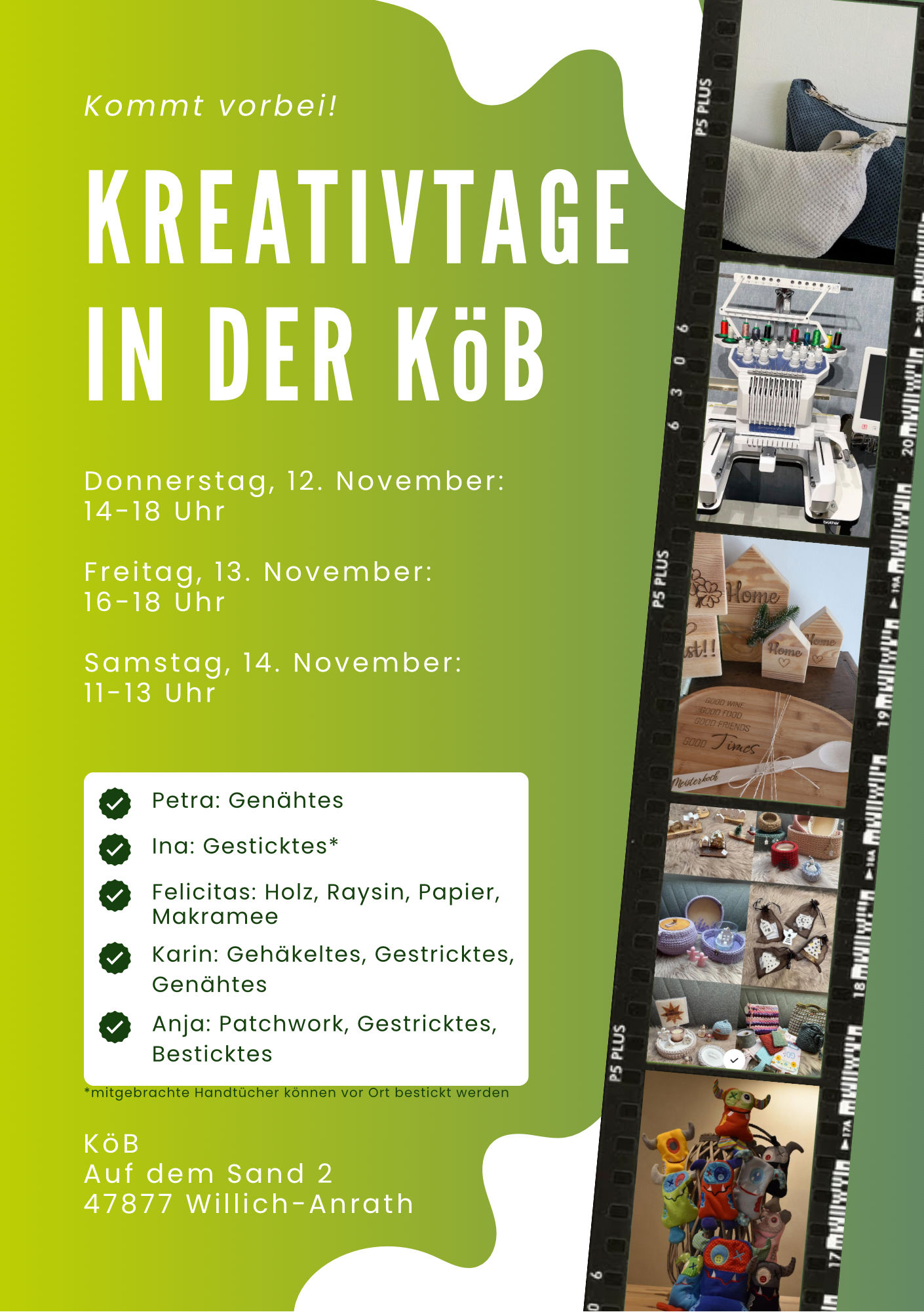 Kreativtage (c) köb Anrath